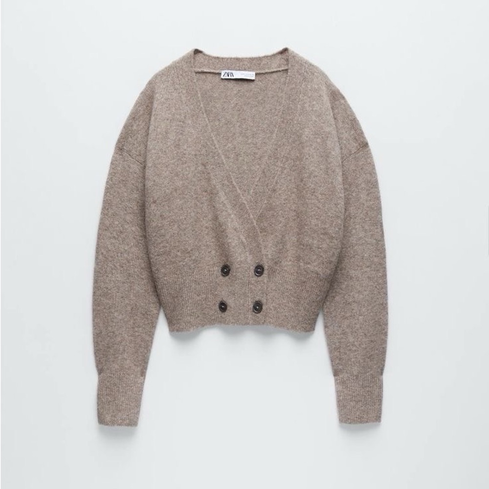 Zara Matching Knit Cardigan & Tank Set